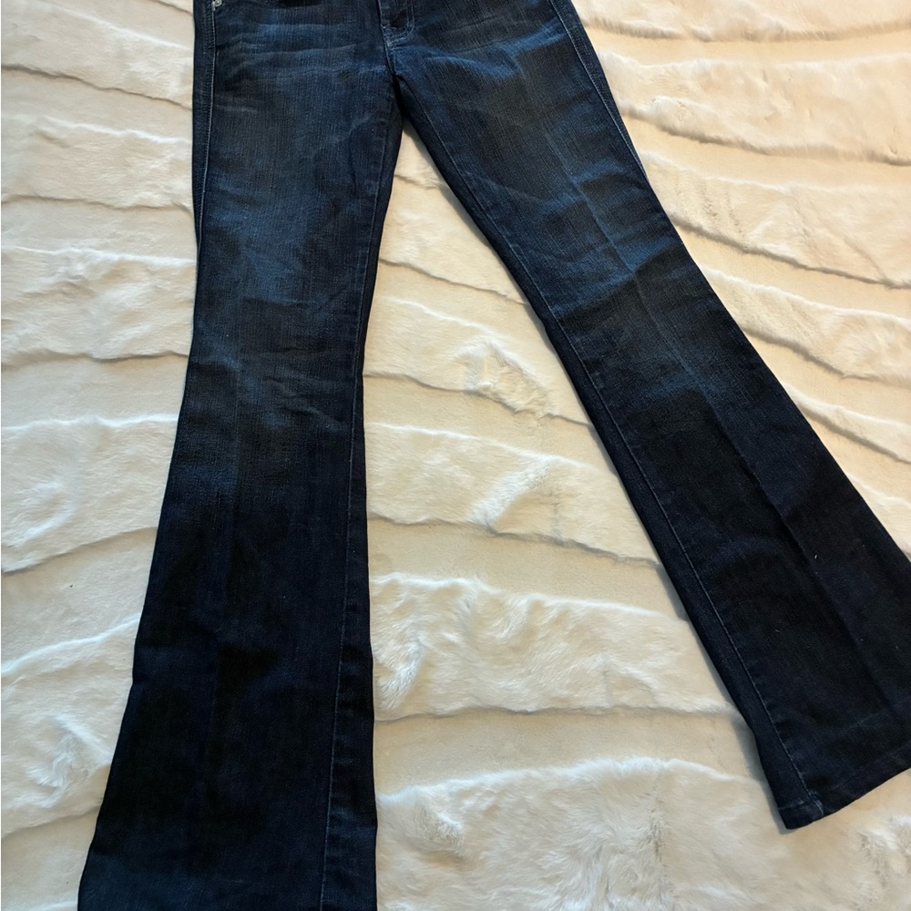 7 For All Mankind Dark Blue A Pocket Jeans - Picture 3 of 5